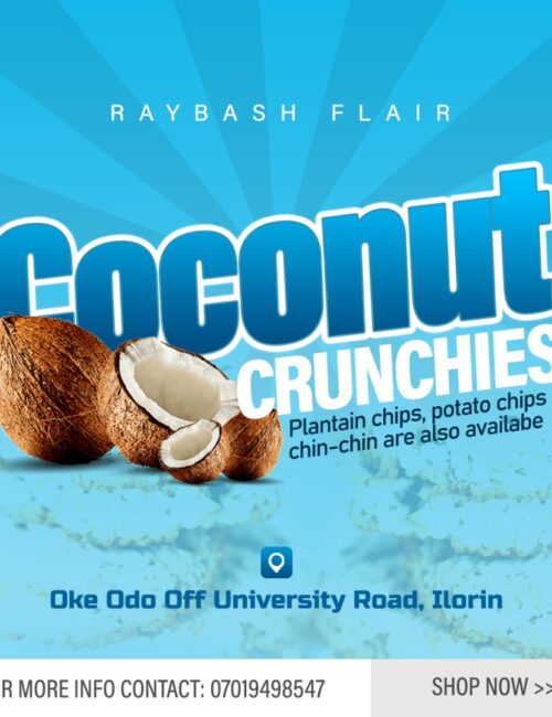 Coconut Crunches Flyer